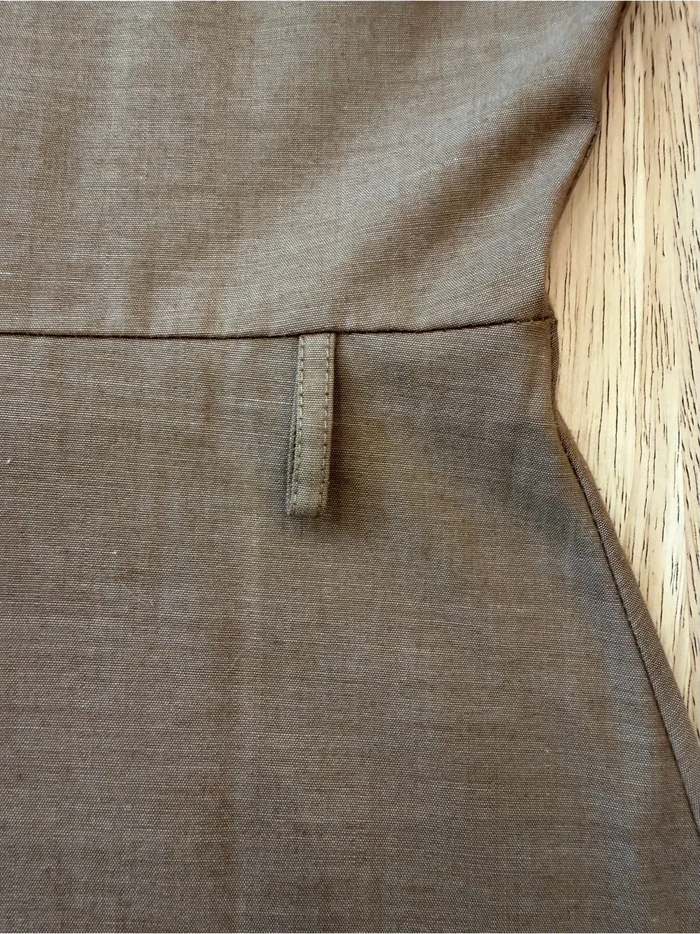 Brown Short-Sleeve Uniform Dress